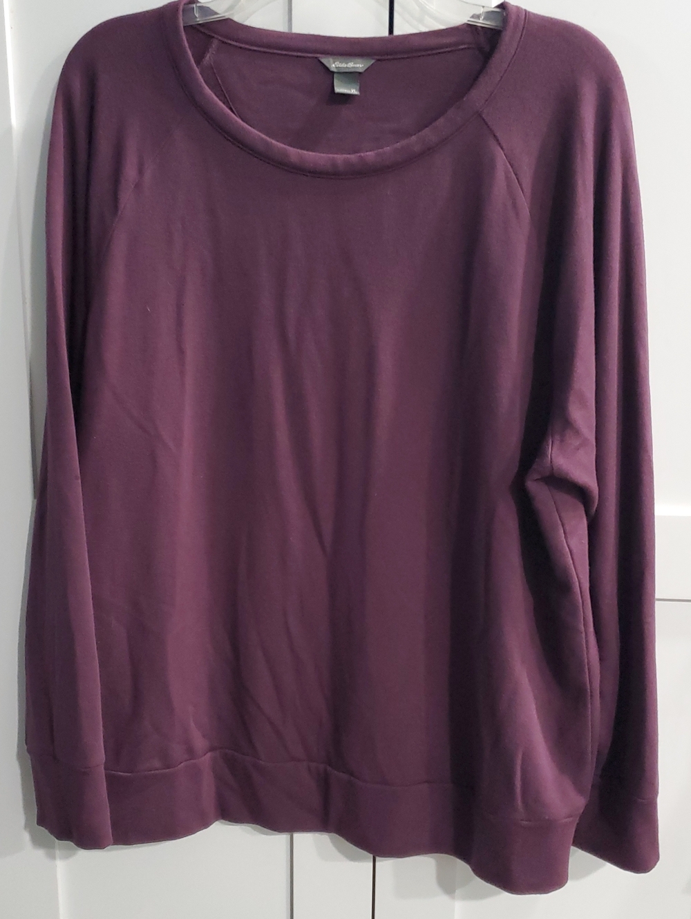 Eddie Bauer Plum Crewneck Sweatshirt